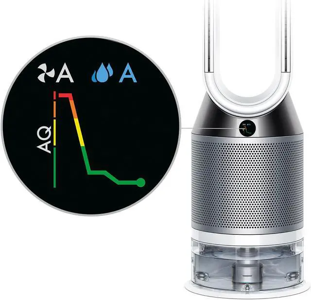 Alt view image 3 of 7 - Dyson Pure Humidify+Cool Purifying Humidifying Fan PH01 | White