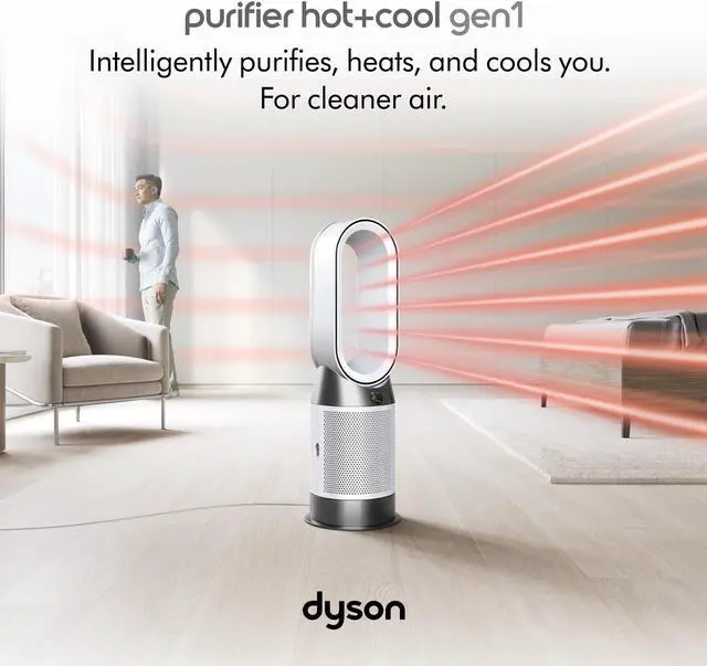 Alt view image 2 of 7 - Dyson Purifier Hot+Cool Gen1 HP10 | White/White