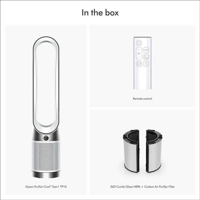 Alt view image 4 of 7 - Dyson Purifier Cool Fan Gen1 TP10 | White