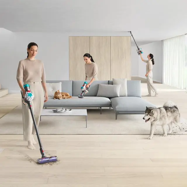 Alt view image 2 of 7 - Dyson V8 Absolute Cordless Vacuum | Silver/Nickel