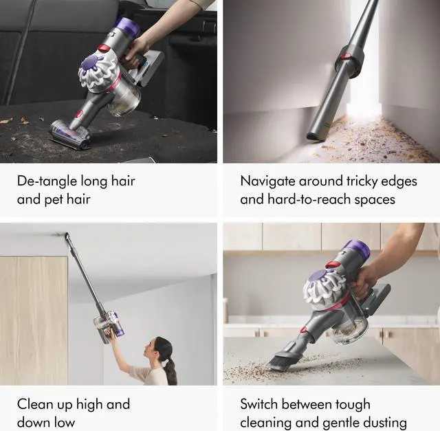 Alt view image 6 of 7 - Dyson V8 Cordless Vacuum | Silver