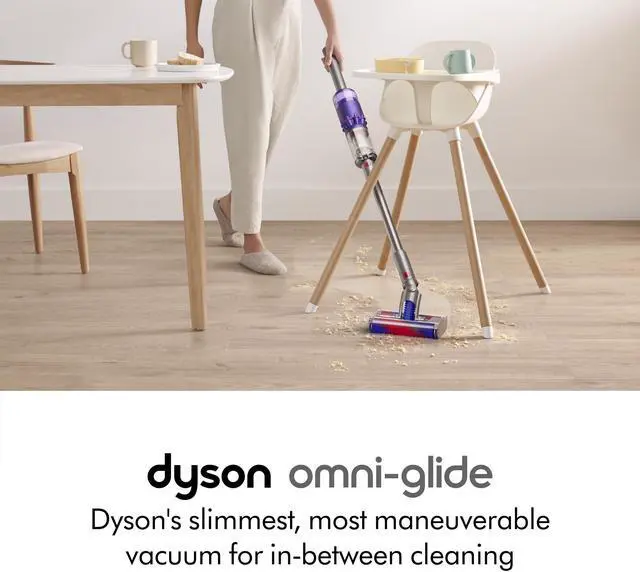 Alt view image 2 of 7 - Dyson Omni-Glide Cordless Vacuum | Purple