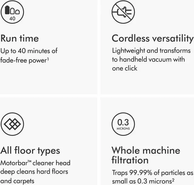 Alt view image 4 of 7 - Dyson V8 Origin Cordless Vacuum | Blue