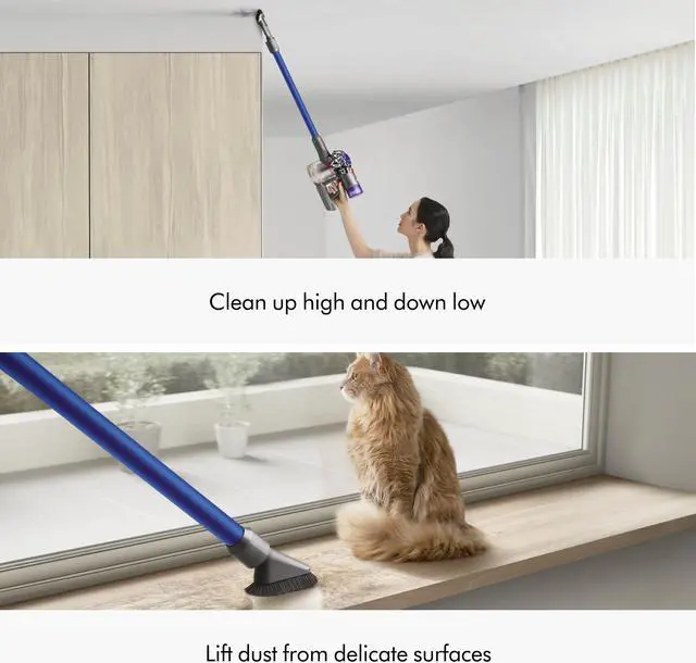 Alt view image 6 of 7 - Dyson V8 Origin Cordless Vacuum | Blue