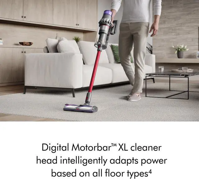 Alt view image 3 of 7 - Dyson Outsize Cordless Vacuum Cleaner | Nickel/Red