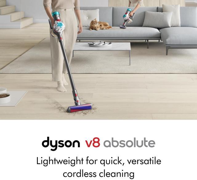 Alt view image 2 of 7 - Dyson V8 Absolute Cordless Vacuum | Silver/Nickel