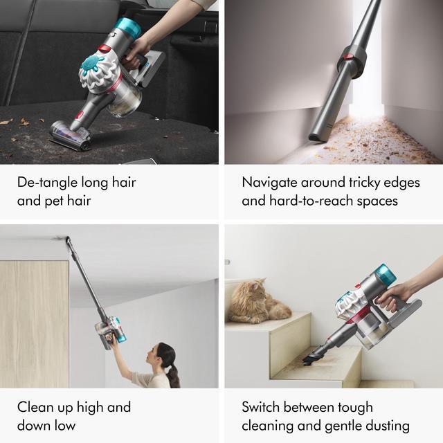 Alt view image 7 of 7 - Dyson V8 Absolute Cordless Vacuum | Silver/Nickel