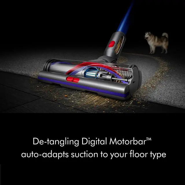 Alt view image 3 of 7 - Dyson V11 Torque Drive+ | Iron/Blue
