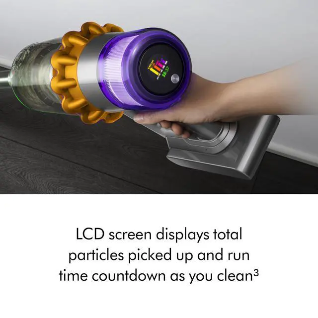 Alt view image 7 of 7 - Dyson V15 Detect | Yellow/Nickel