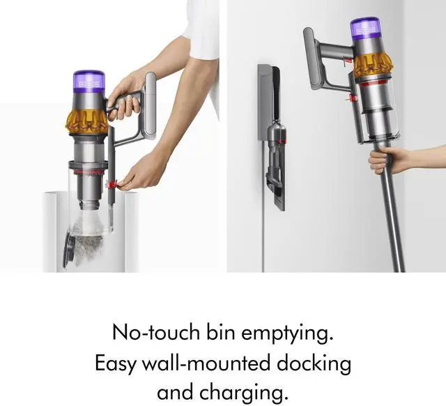 Alt view image 7 of 7 - Dyson V15 Detect Extra | Yellow/Nickel