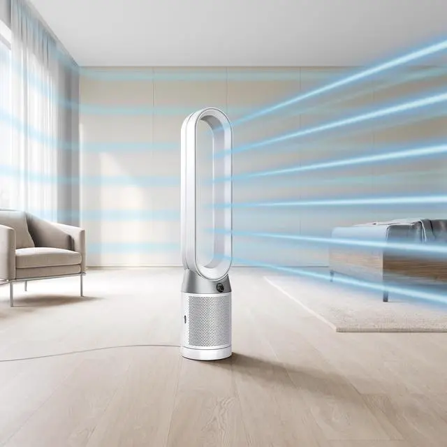 Alt view image 2 of 4 - Dyson Purifier Cool TP7C Purifying Tower Fan | White/Silver
