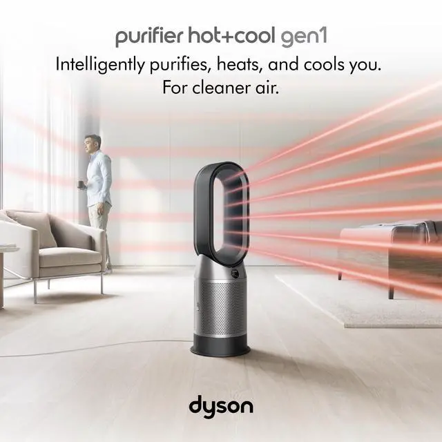 Alt view image 2 of 7 - Dyson Purifier Hot+Cool Gen1 HP10 | Black/Nickel