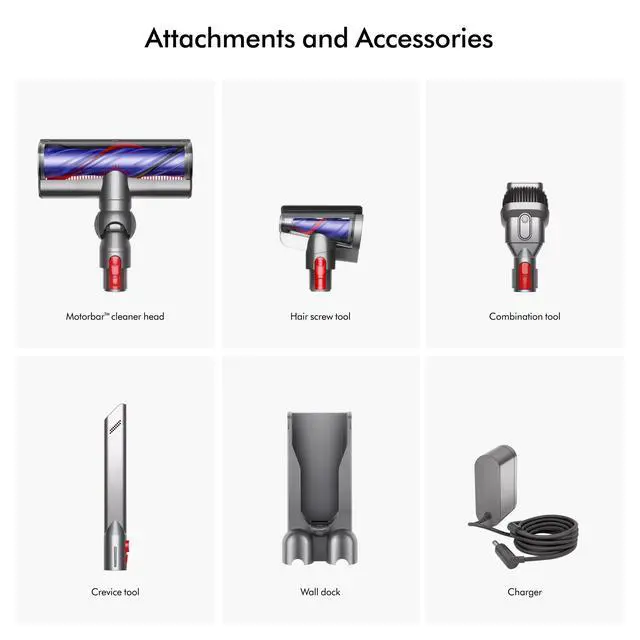 Alt view image 4 of 7 - Dyson V9 Motorbar Vacuum | Dark Nickel/Gloss Nickel