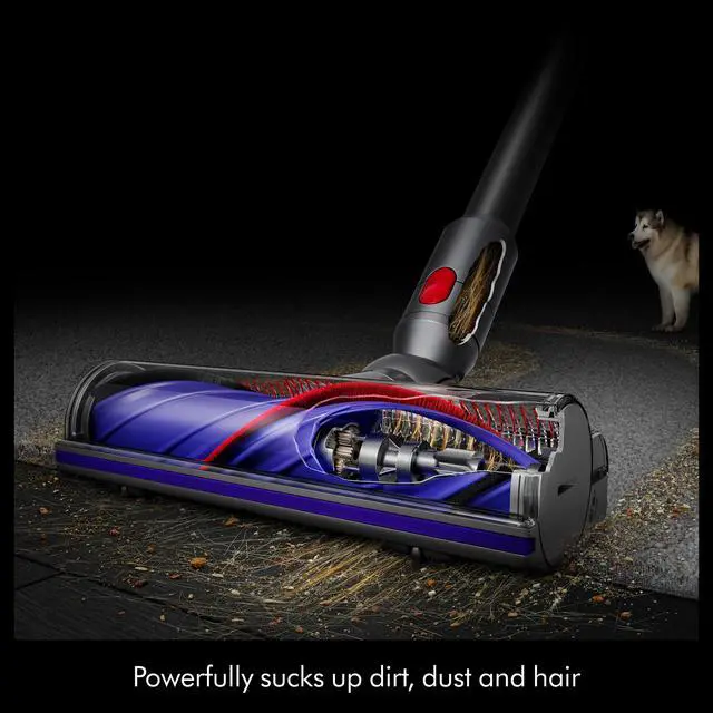 Alt view image 5 of 7 - Dyson V9 Motorbar Vacuum | Dark Nickel/Gloss Nickel