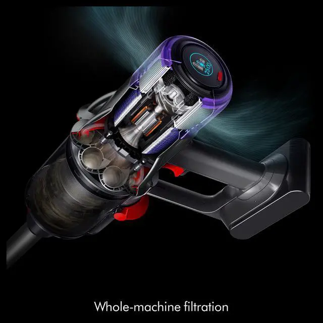 Alt view image 6 of 7 - Dyson V9 Motorbar Vacuum | Dark Nickel/Gloss Nickel