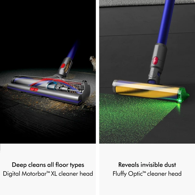 Alt view image 5 of 7 - Dyson Gen5outsize Cordless Vacuum | Nickel/Blue