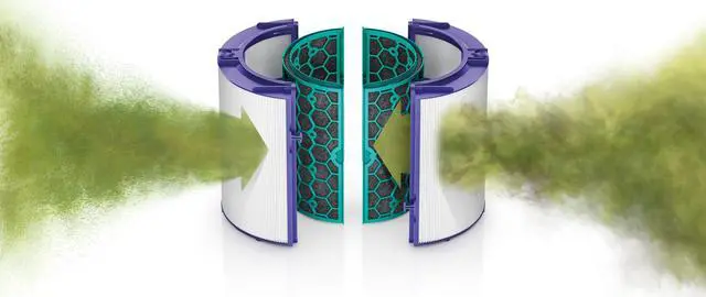 Alt view image 4 of 6 - Dyson TP4A Pure Cool Tower Purifier Fan | White/Silver