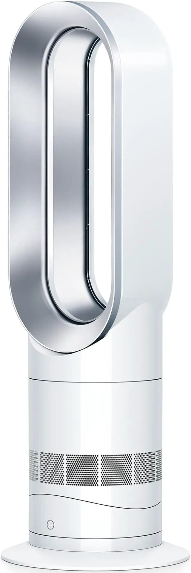 Alt view image 9 of 11 - Dyson AM09 Bladeless Fan Heater w/ Remote, White/Silver