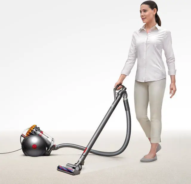 Alt view image 2 of 6 - Dyson Big Ball Multi Floor Canister Vacuum | Yellow/Iron