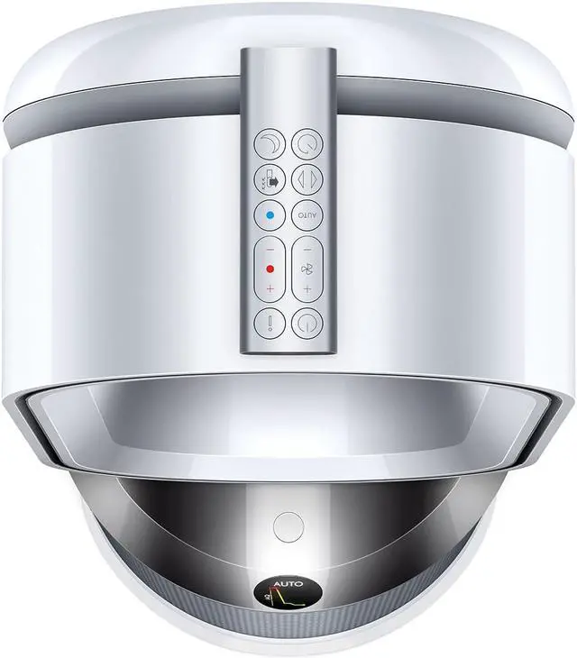 Alt view image 5 of 7 - Dyson HP4A Pure Hot+Cool purifier fan heater | White/Silver