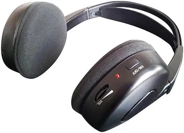 Main image of Audiovox Dual channel wireless fold flat headphones auto shut off MTGHP2CA