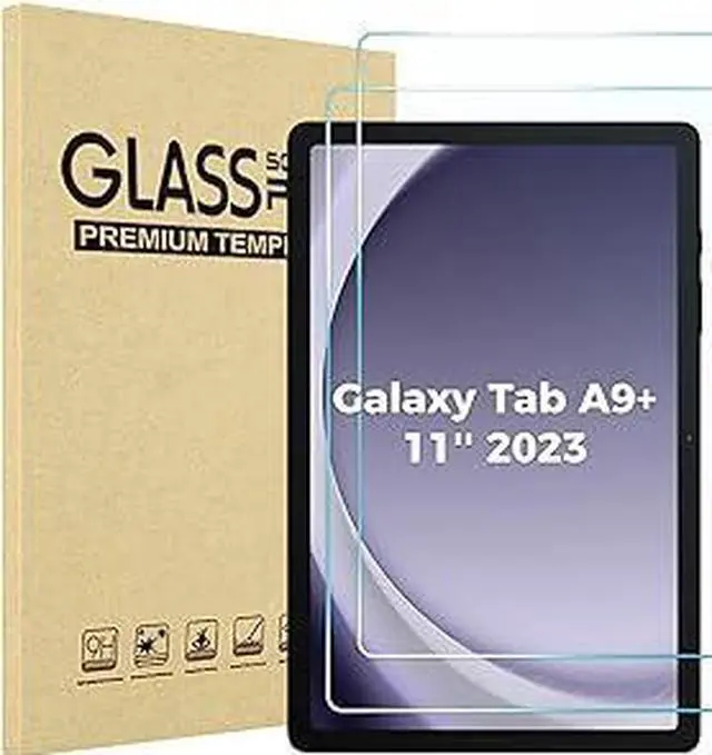 Main image of [2 Pack] Samsung Galaxy Tab A9 Plus 11" Screen Protector (SM-X210/X215/X216/X218), HD Anti-Scratch Anti-Fingerprint Bubble Free 9H Hardness Tempered Glass Screen Protector for Samsung Tab A9+ 11 inch