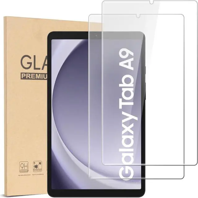 Main image of [2 Pack] Samsung Galaxy Tab A9 8.7" Screen Protector (SM-X110/X115/X117), HD Anti-Scratch Anti-Fingerprint Bubble Free 9H Hardness Tempered Glass Screen Protector for Samsung Tab A9 8.7 inch Tablet