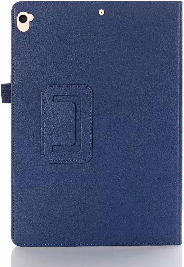 Alt view image 5 of 5 - EpicGadget Case for iPad 10.2 Inch (9th/8th/7th Gen) 2021/2020/2019 - Auto Wake/Sleep Lightweight Folio Folding Stand Cover PU Leather Case For Apple 10.2" iPad 9th/8th/7th Generation - Navy Blue