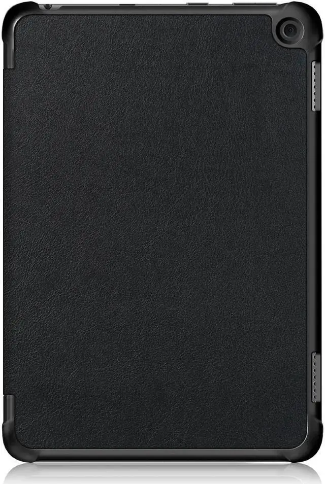 Alt view image 7 of 7 - EpicGadget Amazon Fire HD 8 & HD 8 Plus Case (12th Generation/10th Generation, 2022/2020 Release) Slim PU Leather Trifold Stand Cover Auto Wake/Sleep Case with Screen Protector and Stylus (Black)