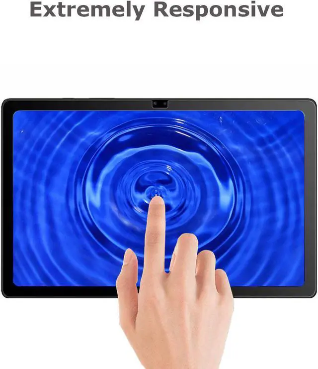 Alt view image 4 of 6 - [2 Pack] Galaxy Tab A7 10.4" Screen Protector, EpicGadget 9H Hardness Anti-Scratch Bubble Free Tempered Glass Screen Protector for Samsung Galaxy Tab A7 10.4 Inch SM-T500/T505/T507 Released in 2020