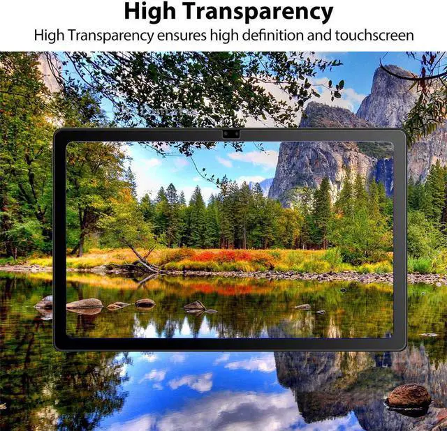 Alt view image 5 of 6 - [2 Pack] Galaxy Tab A7 10.4" Screen Protector, EpicGadget 9H Hardness Anti-Scratch Bubble Free Tempered Glass Screen Protector for Samsung Galaxy Tab A7 10.4 Inch SM-T500/T505/T507 Released in 2020