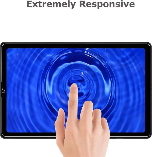 Alt view image 4 of 6 - [2 Pack] Galaxy Tab A7 Lite (SM-T220/ T225/ T227U) 8.7 Inch Screen Protector, EpicGadget 9H Hardness Anti-Scratch Bubble Free Tempered Glass Screen Protector for Samsung Galaxy Tab A7 Lite 8.7" Tablet