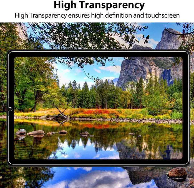 Alt view image 5 of 6 - [2 Pack] Galaxy Tab A7 Lite (SM-T220/ T225/ T227U) 8.7 Inch Screen Protector, EpicGadget 9H Hardness Anti-Scratch Bubble Free Tempered Glass Screen Protector for Samsung Galaxy Tab A7 Lite 8.7" Tablet