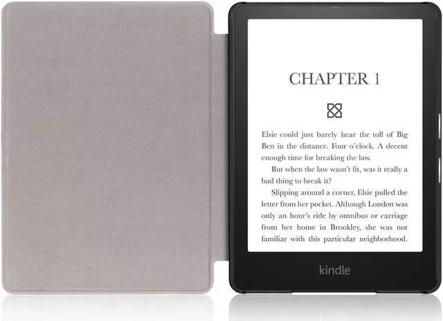 Alt view image 6 of 6 - EpicGadget Case for Kindle Paperwhite (11th Generation, 2021 release, 6.8" display) PU Leather Smart Book Cover Case for Amazon All-new Kindle Paperwhite or Kindle Paperwhite Signature Edition - Black