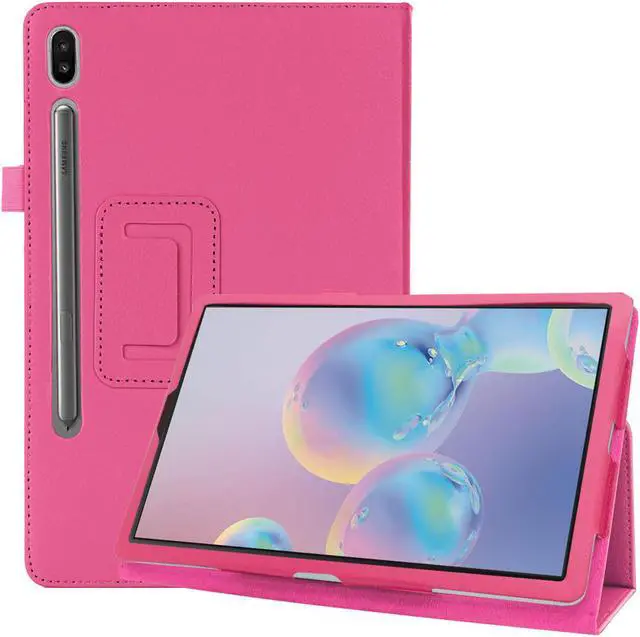 Main image of Epicgadget Case for Samsung Galaxy Tab S8, Lightweight Folio PU Leather Folding Stand Cover Case for Samsung Galaxy Tab S8 11 Inch Display 2022 Released (Hot Pink)