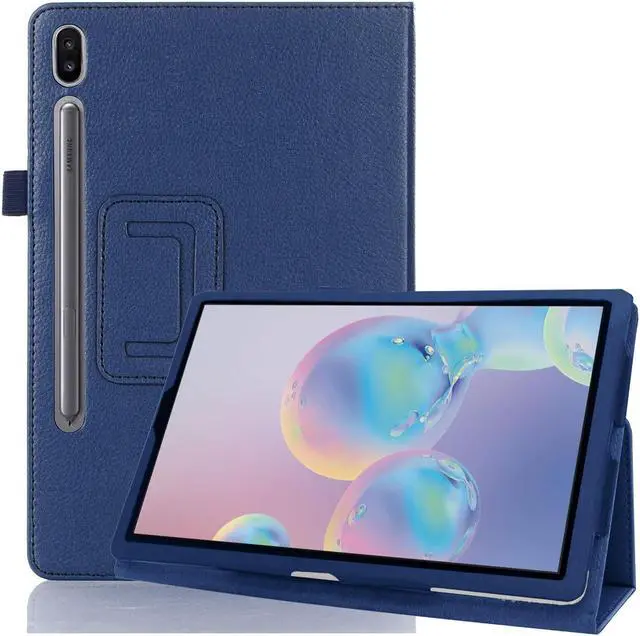 Main image of Epicgadget Case for Samsung Galaxy Tab S8 Plus, Lightweight Folio PU Leather Folding Stand Cover Case for Samsung Galaxy Tab S8 Plus 12.4 Inch Display 2022 Released (Navy Blue)