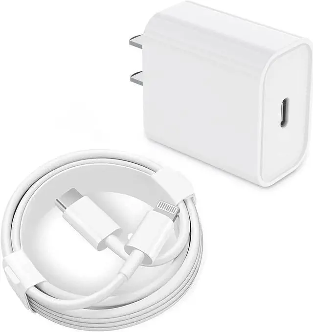 Main image of iPhone Fast Charger - 20W Type C Power Adapter PD Wall Charger with 3FT USB C to Lightning Cable Fast Charging Adapter for iPhone 13/13 Mini/13 Pro/13 Pro Max/12/12 Pro/12 Pro Max/11/11Pro