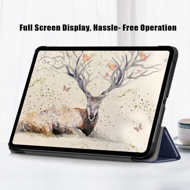 Alt view image 5 of 6 - anicestore Case for iPad Air 11 / 10.9 Inch - Slim Lightweight Protective Shell Case with Auto Sleep/Wake Trifold Stand Cover Case for Apple iPad Air 11"/10.9" iPad Air 7th/6th/5th/4th Gen - Dusk