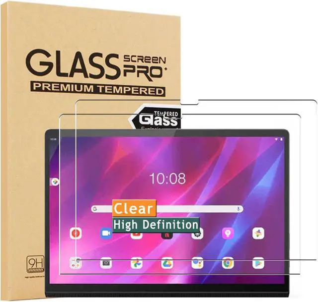 Main image of [2 Pack] Lenovo Yoga Tab 13  Screen Protector, HD Anti-Scratch Anti-Fingerprint Bubble Free 9H Hardness Tempered Glass Screen Protector For Lenovo Yoga Tab 13, 13"  2021