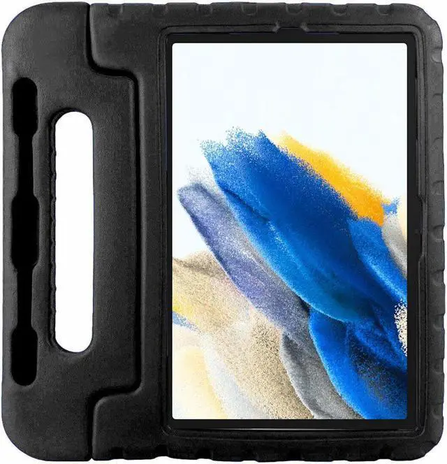 Alt view image 2 of 3 - Samsung Galaxy Tab A8 Case 10.5" Lightweight Shockproof Kids Friendly EVA Foam Cover Stand Case with Handle for Samsung Galaxy Tab A8 10.5 Inch (SM-X200 / SM-X205 / SM-X207) 2022 Release - Black