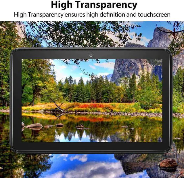 Alt view image 5 of 5 - [2 Pack] Amazon Fire 7, Fire 7 Kids Screen Protector, HD Anti-Scratch Anti-Fingerprint Bubble Free 9H Hardness Tempered Glass Screen Protector for Fire 7, Fire 7 Kids 12th Gen 7 Inch Tablet 2022