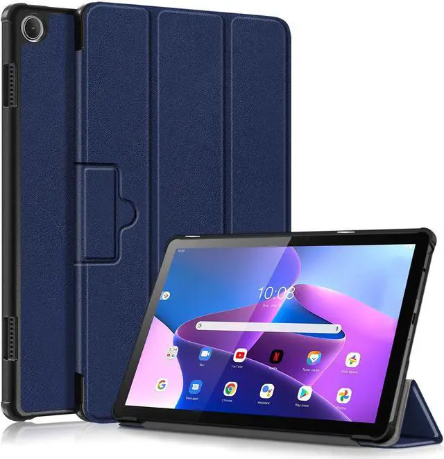 Main image of EpicGadget Case for Lenovo Tab M10 10.1 Inch-Slim Lightweight Protective Shell Case with Auto Sleep/Wake Trifold Stand Cover Case for Lenovo Tab M10 3rd Gen 10.1" (TB-328) 2022 - Navy Blue