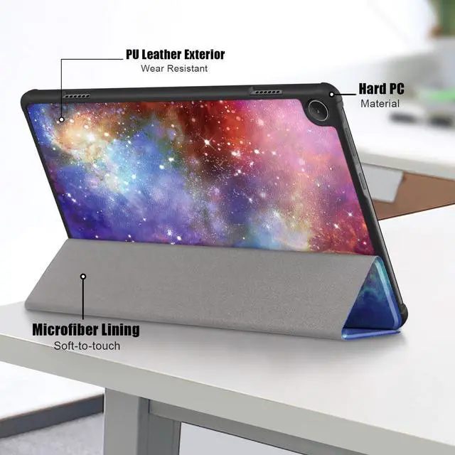 Alt view image 5 of 6 - EpicGadget Case for Lenovo Tab M10 10.1 Inch-Slim Lightweight Protective Shell Case with Auto Sleep/Wake Trifold Stand Cover Case for Lenovo Tab M10 3rd Gen 10.1" (TB-328) 2022 - Dream Land