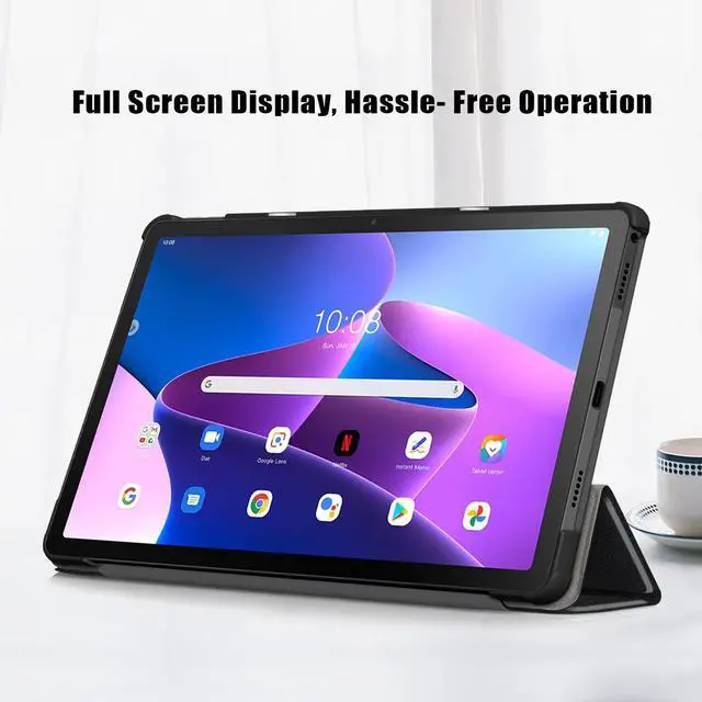 Alt view image 5 of 7 - EpicGadget Case for Lenovo Tab M10 Plus 10.6"-Slim Lightweight Protective Shell Case with Auto Sleep/Wake Trifold Stand Cover Case for Lenovo Tab M10 Plus 3rd Gen 10.6" (TB-125F/FU/128) 2022 - Black