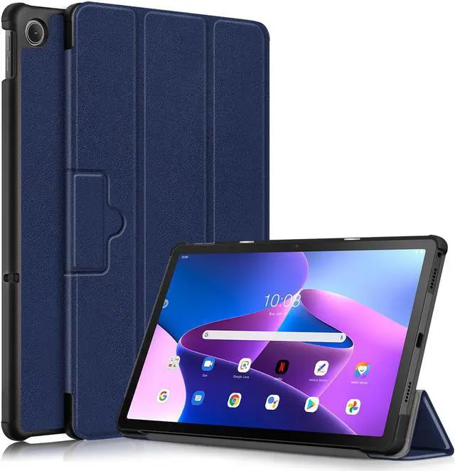 Main image of EpicGadget Case for Lenovo Tab M10 Plus 10.6" Slim Lightweight Protective Shell Case with Auto Sleep/Wake Trifold Stand Cover for Lenovo Tab M10 Plus 3rd Gen 10.6" (TB-125F/FU/128) 2022- Navy Blue