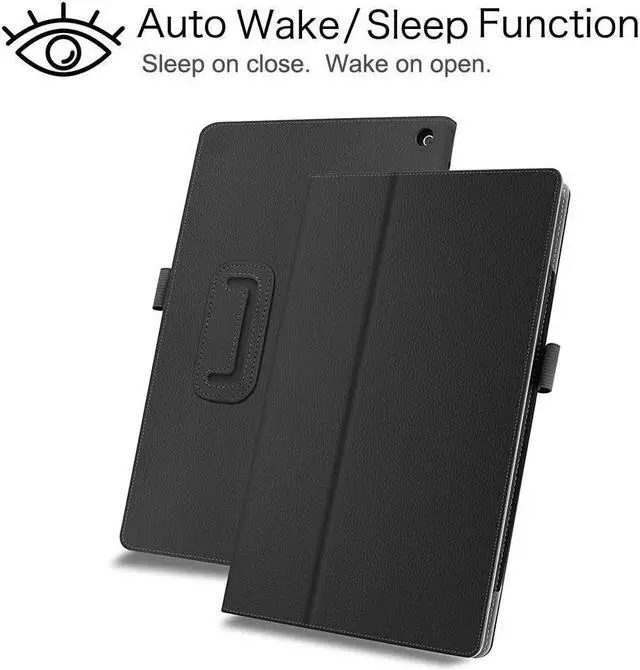 Alt view image 4 of 4 - EpicGadget Case for Amazon Fire 7 12th Gen / 7 Kids 2022 - Auto Wake/Sleep Lightweight Folio Folding Stand Cover PU Leather Case For Amazon Fire 7 12th Gen / 7 Kids 7" tablet - Flower