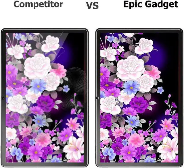 Alt view image 5 of 5 - [2-Pack] EpicGadget Lenovo Tab P11 Pro (Gen 2) Tempered Glass Screen Protector - High Definition 9H Hardness Anti-Scratch Bubble Free Tempered Screen Protector for Lenovo Tab P11 Pro 2nd Gen 11.2-inch