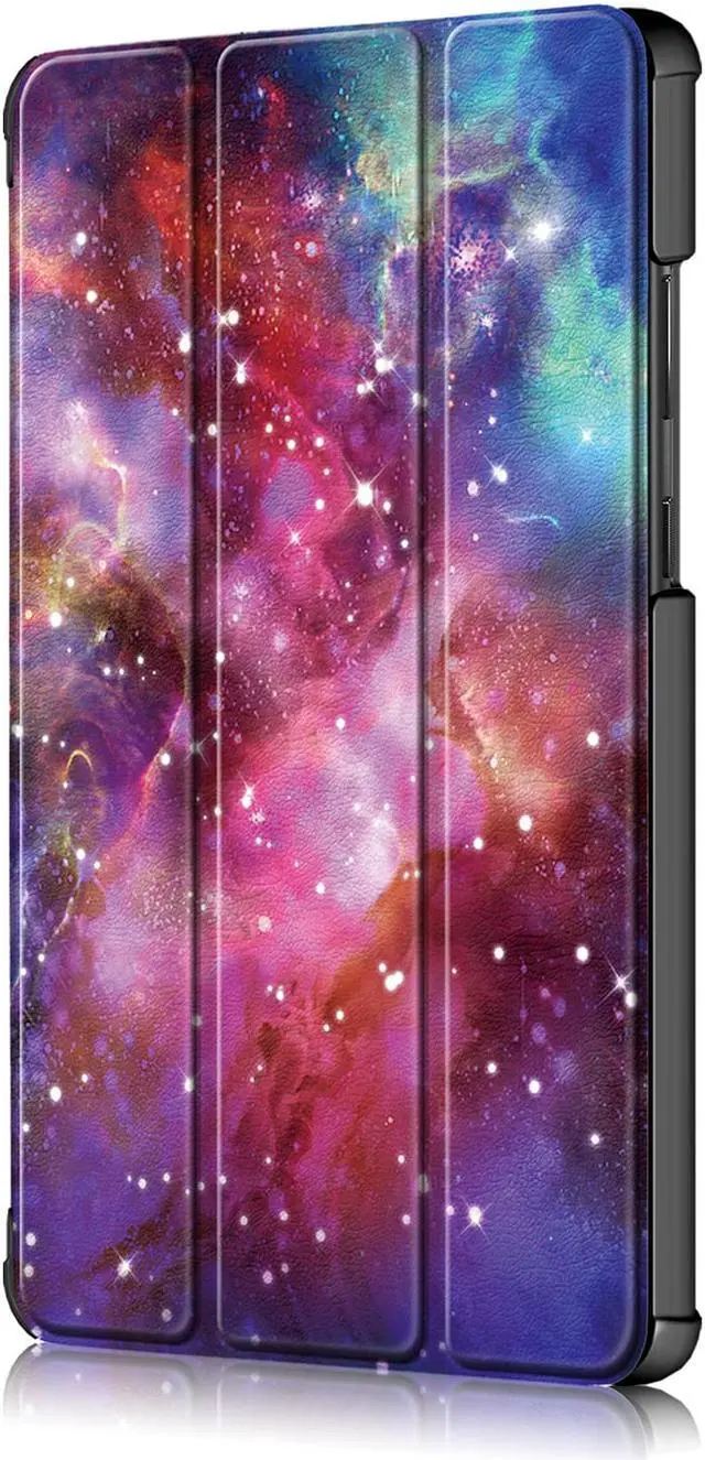 Alt view image 3 of 6 - EpicGadget Case for Lenovo Tab M8 Gen 3 2022/ Smart Tab M8 Gen 3 2022/ Tab M8 HD LTE 2021/ Tab M8 HD/ Smart Tab M8/ Tab M8 FHD 2019, Slim Hard Shell Protective Cover for Lenovo M8 Tablet - Star Galaxy