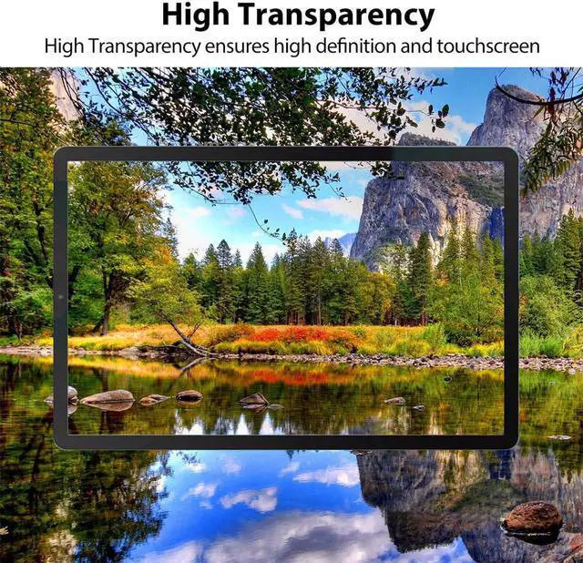 Alt view image 4 of 5 - (2 Pack) Epicgadget Tempered Glass Screen Protector for Lenovo Tab M8 Gen 3 2022/ Smart Tab M8 Gen 3 2022/ Tab M8 HD LTE 2021/ Tab M8 HD/ Smart Tab M8/ Tab M8 FHD 2019 8.0" Tablet