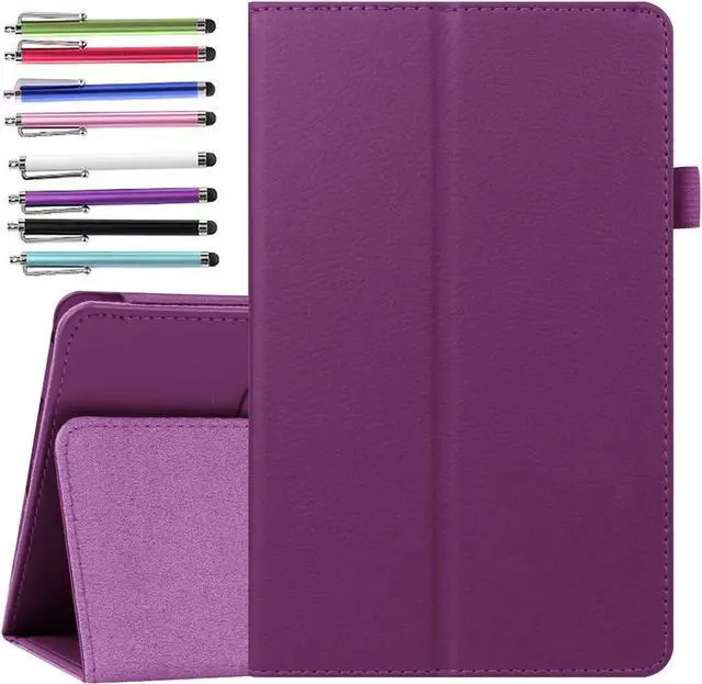 Main image of Epicgadget For Lenovo Tab M8 Case, Auto Sleep/Wake Folio Case Stand Cover Compatible with Lenovo 8.0 Inch Tab M8 Gen 3 /Smart Tab M8 Gen 3 /Tab M8 HD LTE /Tab M8 HD/ Smart Tab M8/ Tab M8 FHD (Purple)
